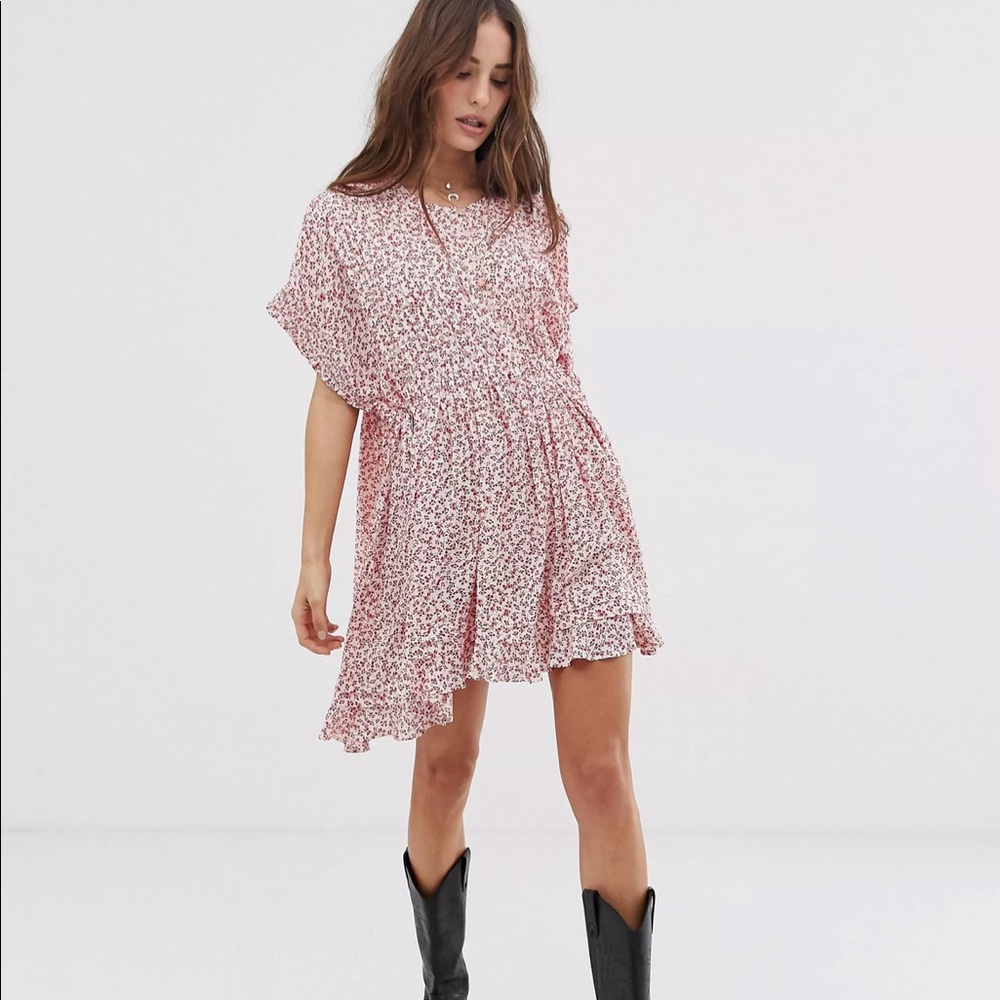 Free People One Fine Day Floral Mini Dress - Size XS